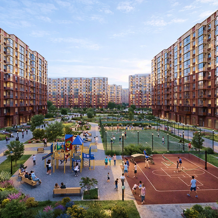 Места для прогулок и спорта